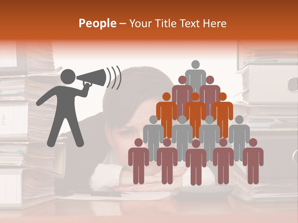 Employee Human Boredom PowerPoint Template