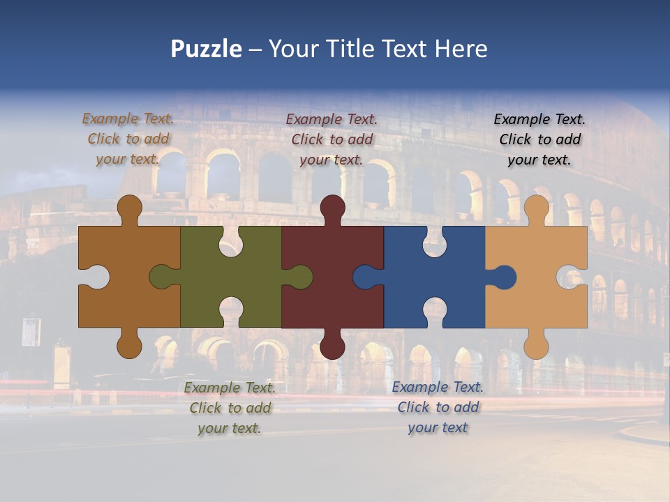 Caesar Architecture Landmark PowerPoint Template