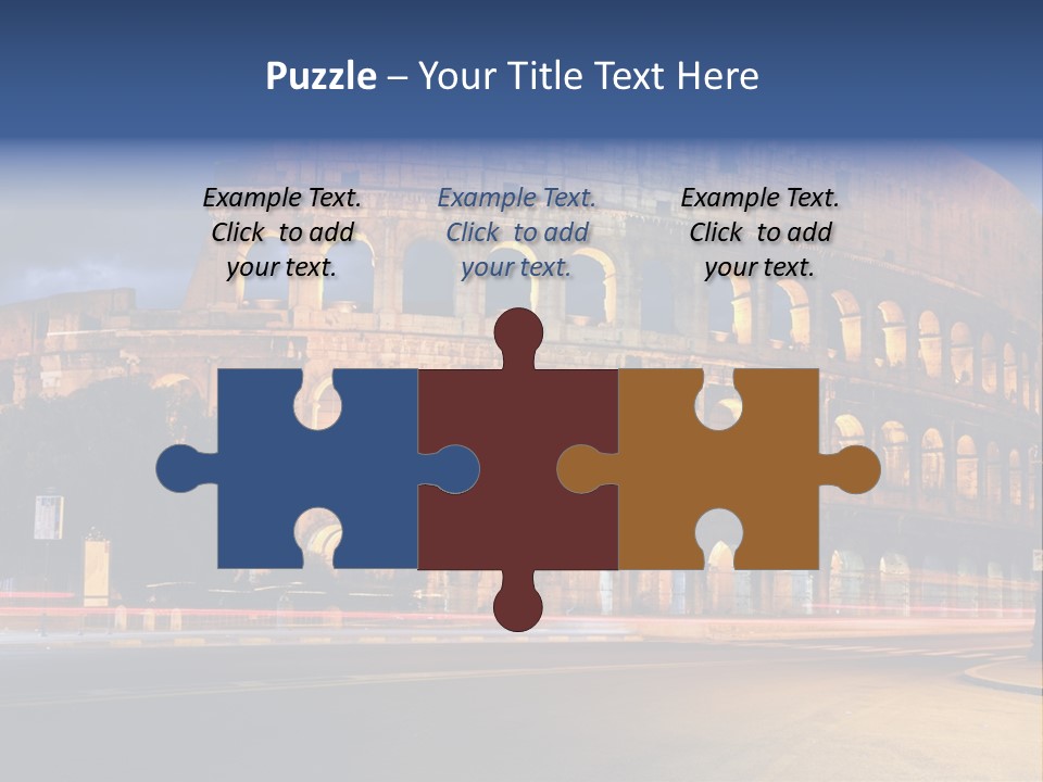 Caesar Architecture Landmark PowerPoint Template