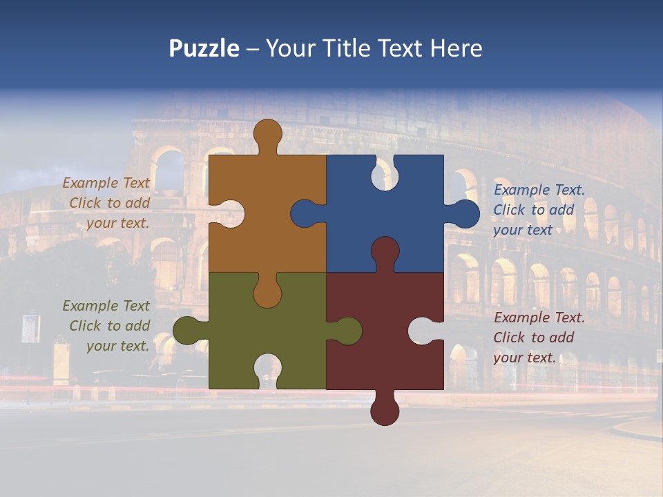 Caesar Architecture Landmark PowerPoint Template