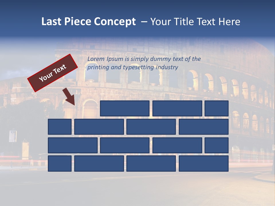 Caesar Architecture Landmark PowerPoint Template