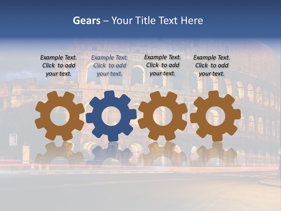 Caesar Architecture Landmark PowerPoint Template