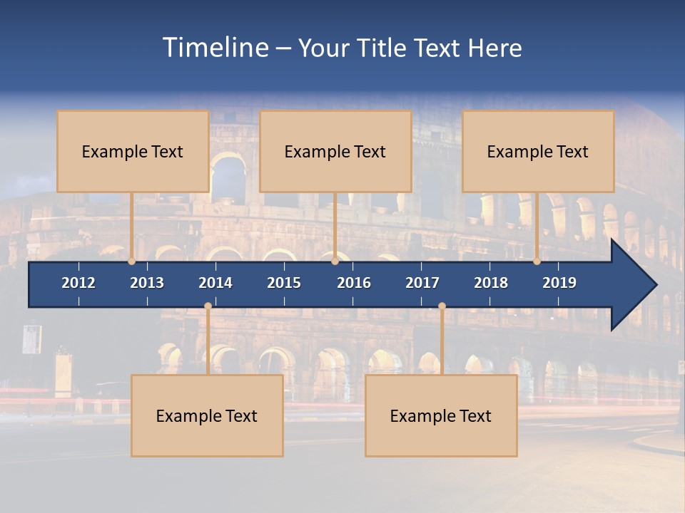 Caesar Architecture Landmark PowerPoint Template