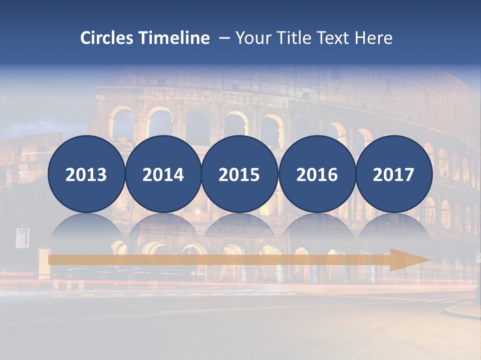 Caesar Architecture Landmark PowerPoint Template