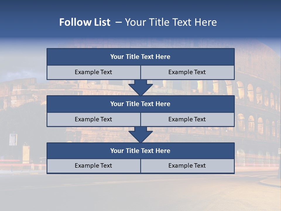 Caesar Architecture Landmark PowerPoint Template