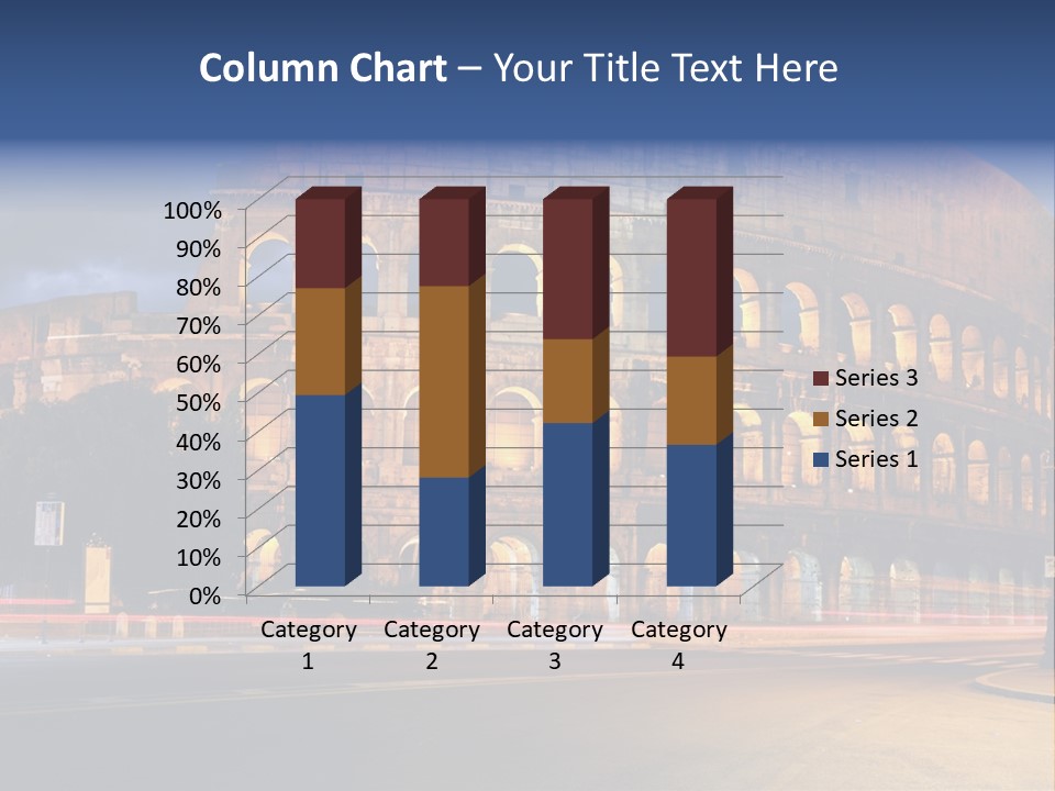 Caesar Architecture Landmark PowerPoint Template