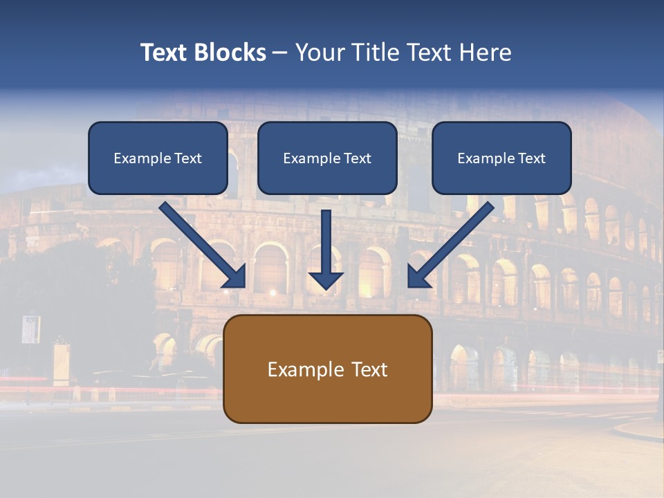 Caesar Architecture Landmark PowerPoint Template