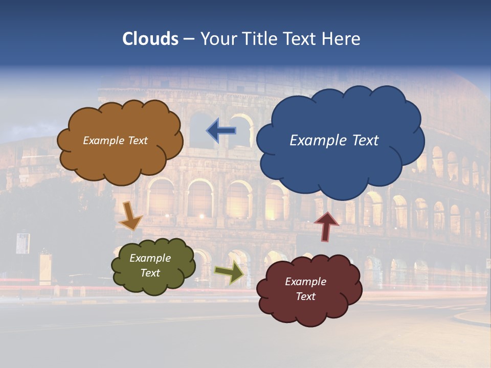 Caesar Architecture Landmark PowerPoint Template