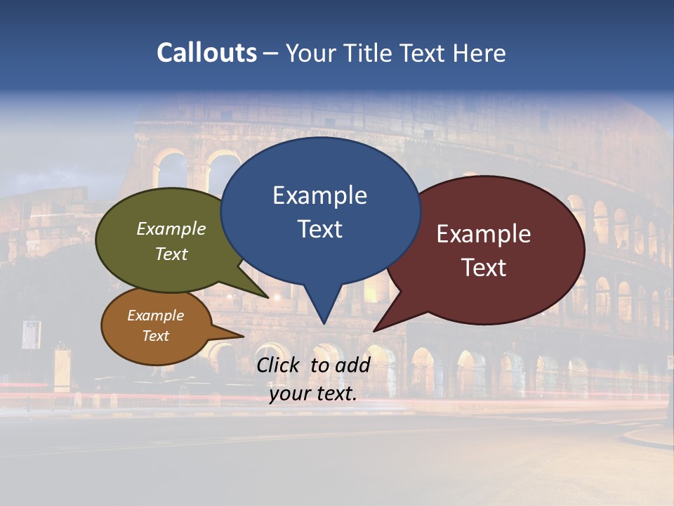 Caesar Architecture Landmark PowerPoint Template