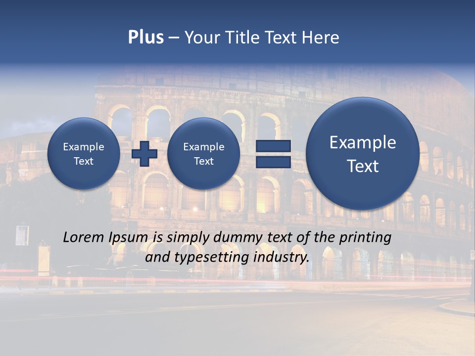 Caesar Architecture Landmark PowerPoint Template