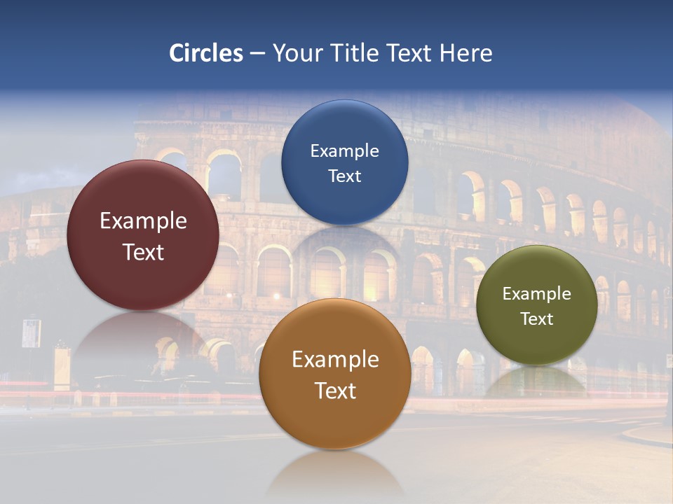 Caesar Architecture Landmark PowerPoint Template