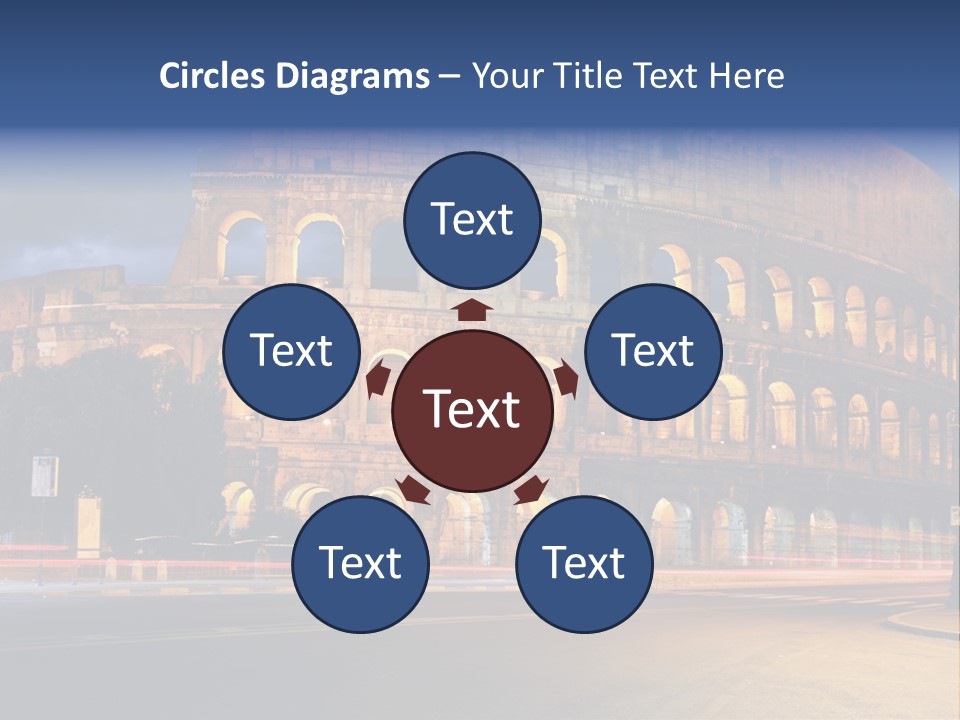 Caesar Architecture Landmark PowerPoint Template