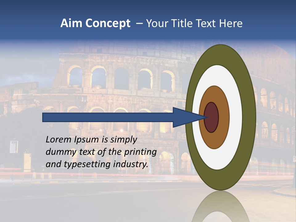 Caesar Architecture Landmark PowerPoint Template
