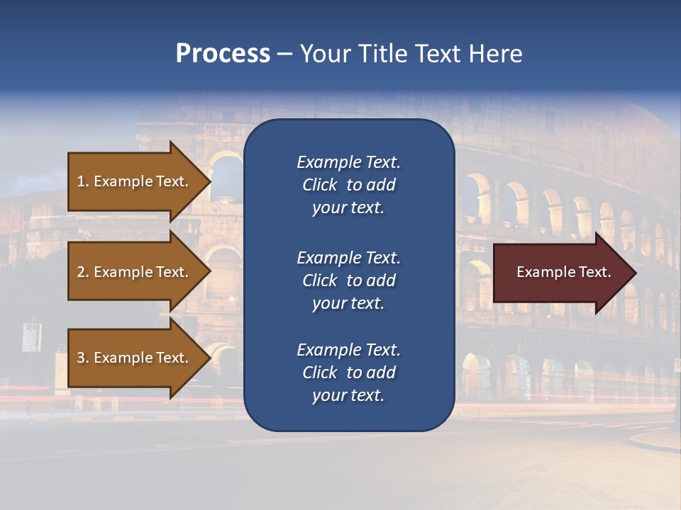 Caesar Architecture Landmark PowerPoint Template