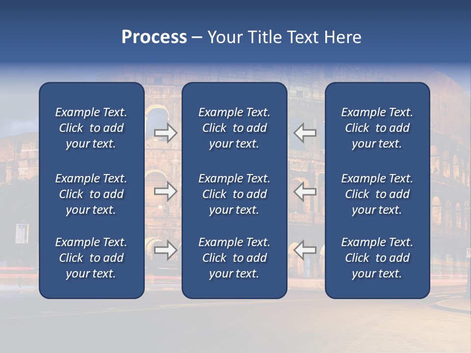 Caesar Architecture Landmark PowerPoint Template