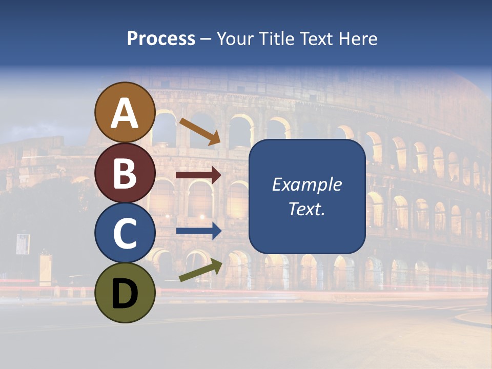 Caesar Architecture Landmark PowerPoint Template