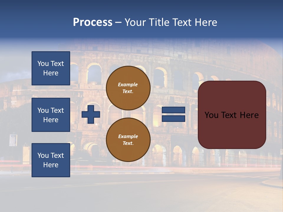 Caesar Architecture Landmark PowerPoint Template
