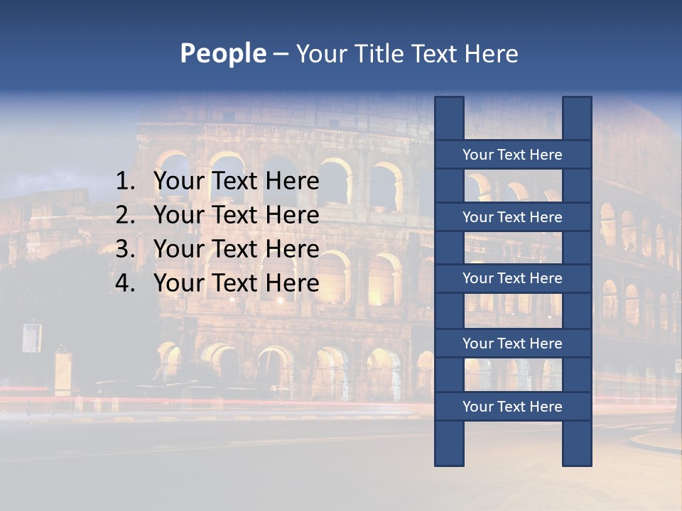 Caesar Architecture Landmark PowerPoint Template