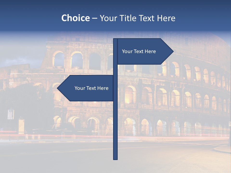 Caesar Architecture Landmark PowerPoint Template
