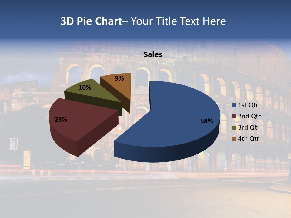 Caesar Architecture Landmark PowerPoint Template