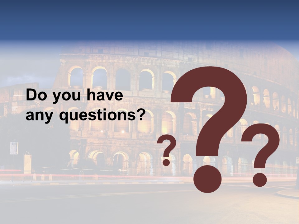 Caesar Architecture Landmark PowerPoint Template