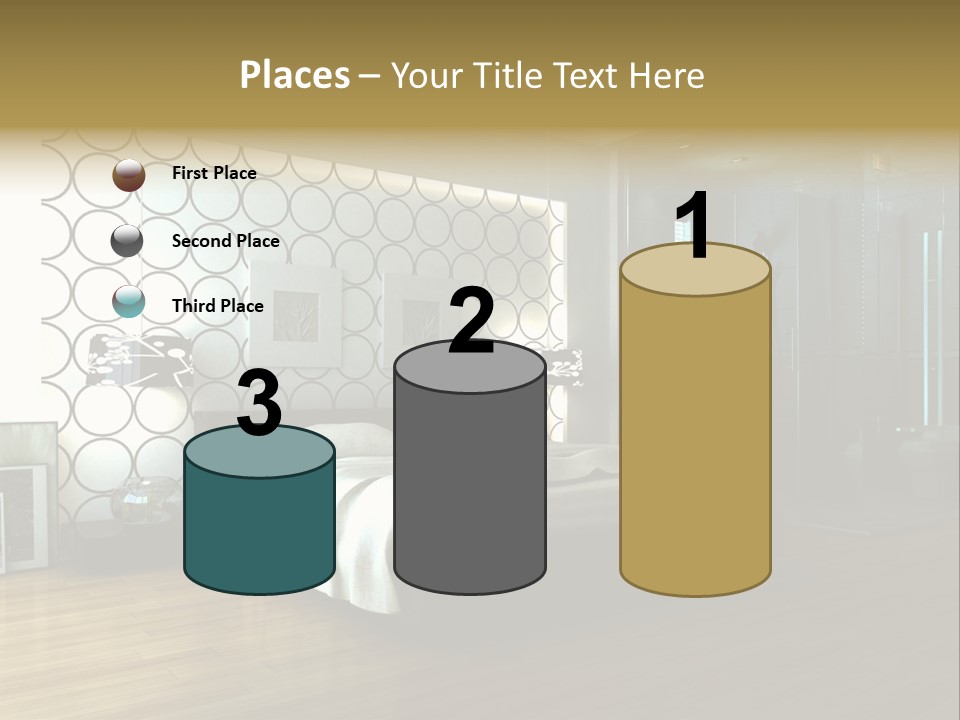 Space Interior Picture PowerPoint Template