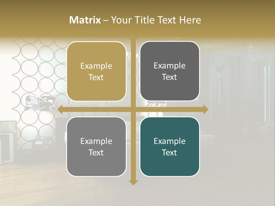 Space Interior Picture PowerPoint Template