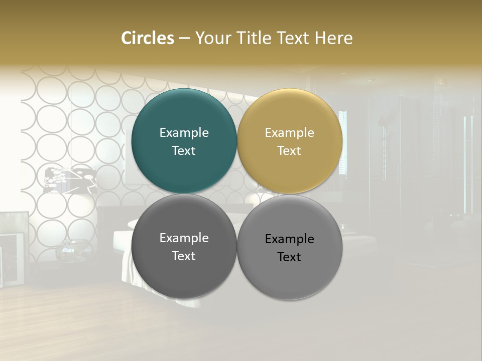 Space Interior Picture PowerPoint Template