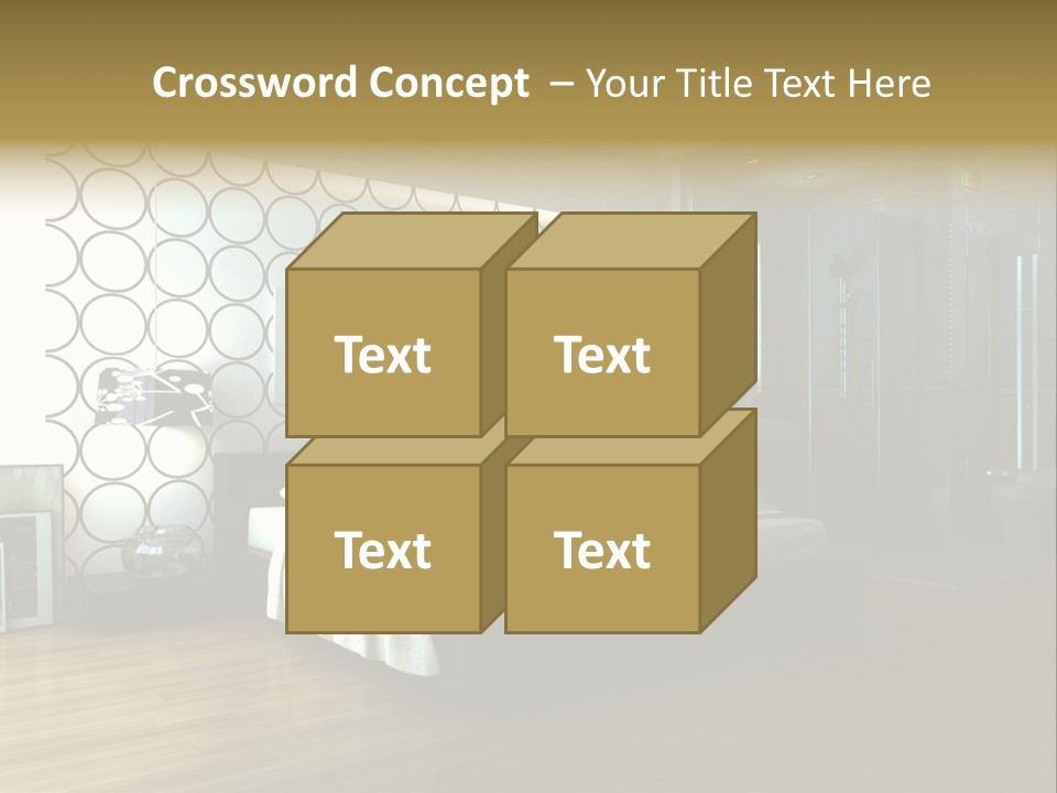 Space Interior Picture PowerPoint Template