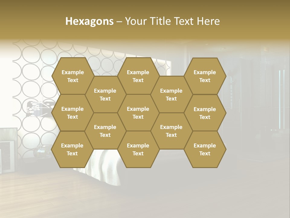 Space Interior Picture PowerPoint Template