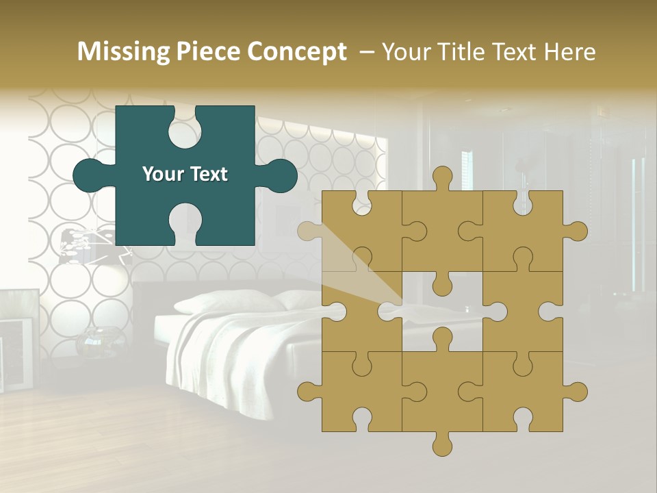 Space Interior Picture PowerPoint Template