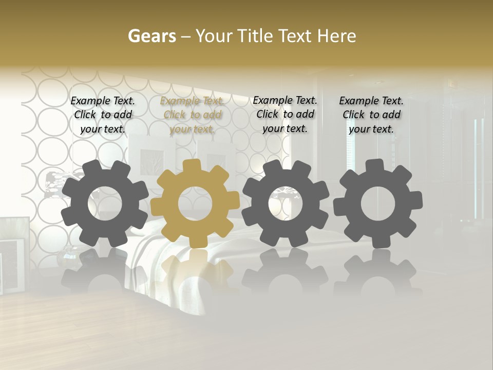 Space Interior Picture PowerPoint Template