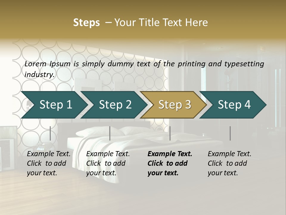 Space Interior Picture PowerPoint Template