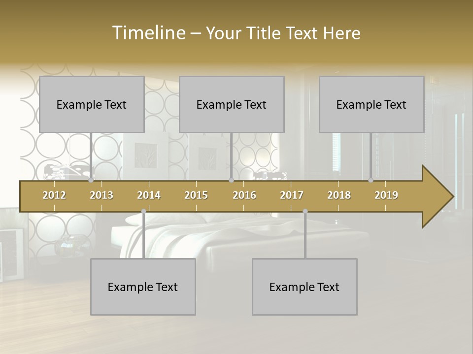 Space Interior Picture PowerPoint Template
