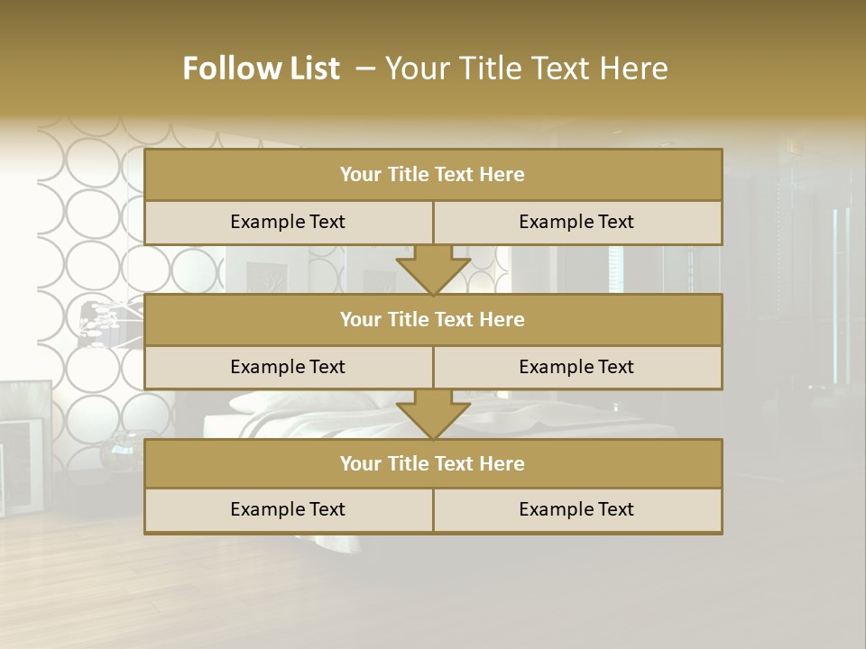 Space Interior Picture PowerPoint Template