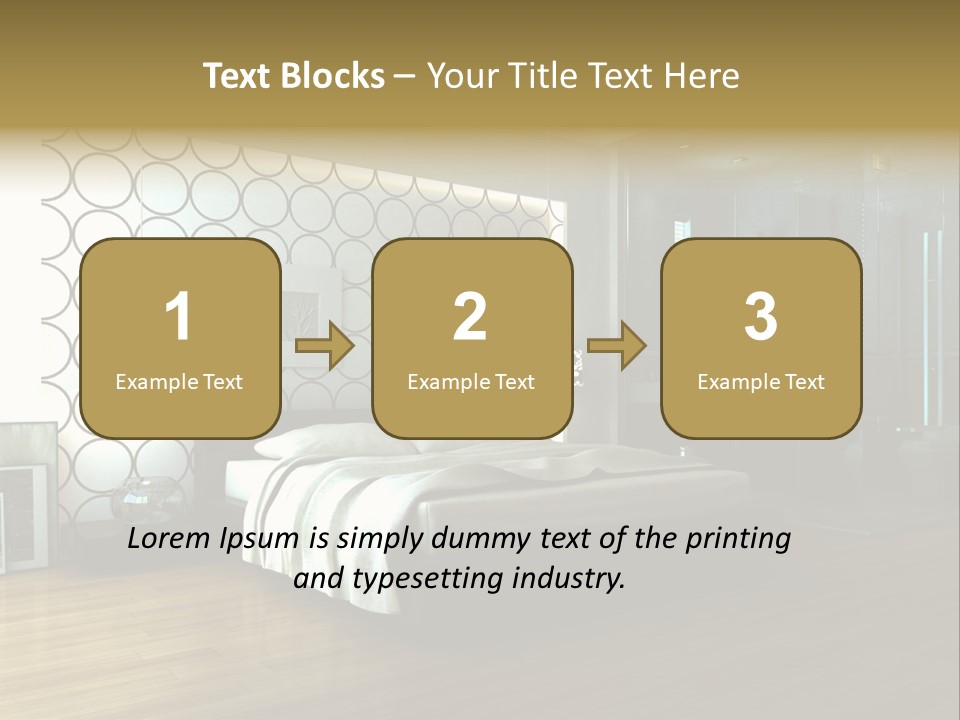 Space Interior Picture PowerPoint Template