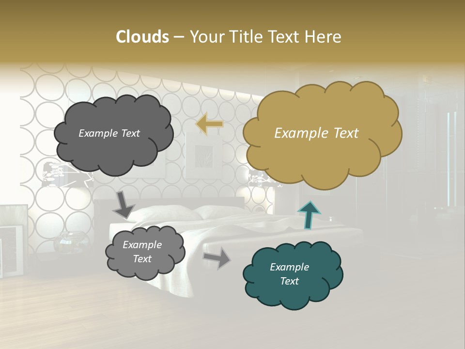 Space Interior Picture PowerPoint Template