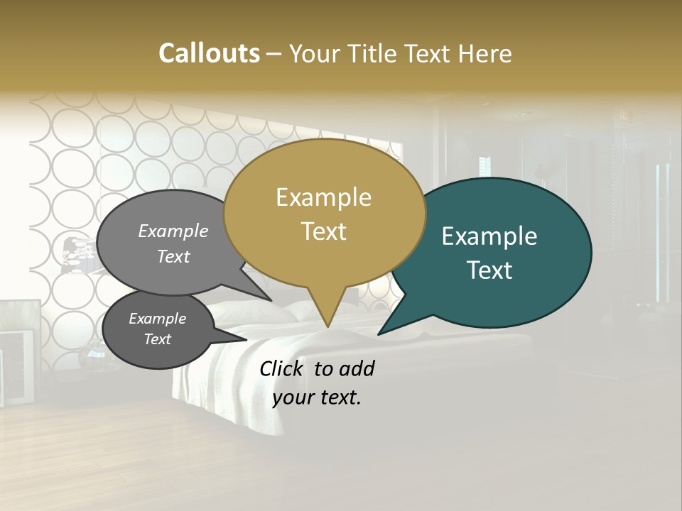 Space Interior Picture PowerPoint Template