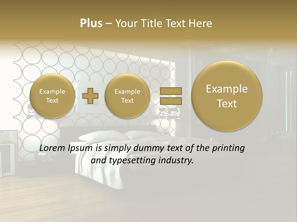 Space Interior Picture PowerPoint Template