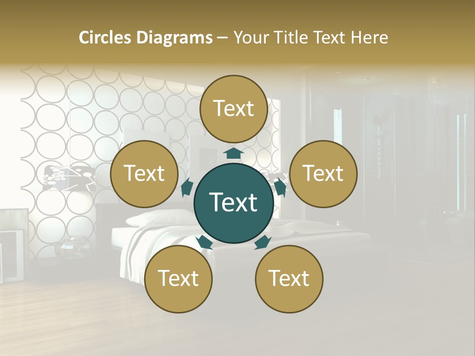 Space Interior Picture PowerPoint Template