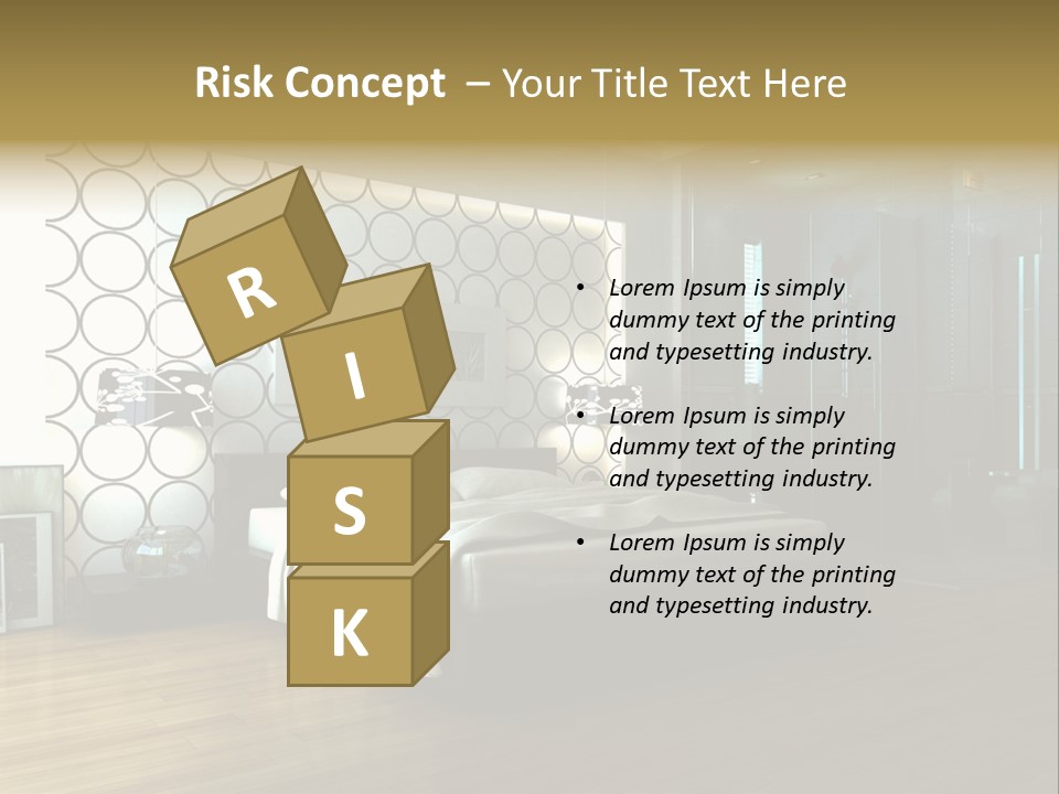 Space Interior Picture PowerPoint Template