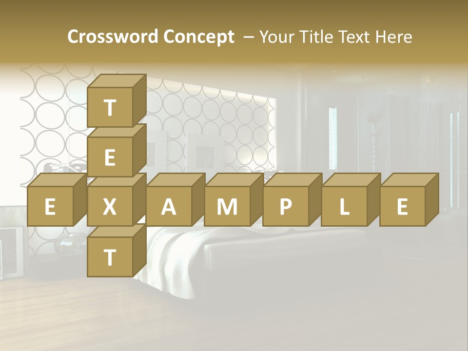 Space Interior Picture PowerPoint Template