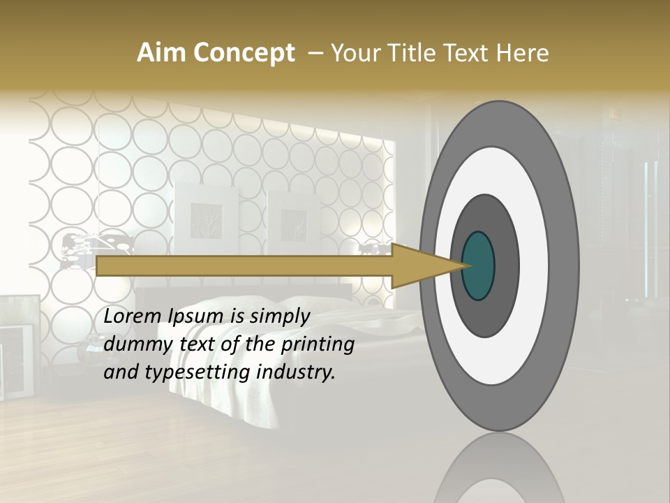Space Interior Picture PowerPoint Template