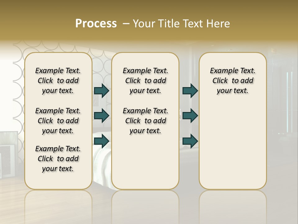 Space Interior Picture PowerPoint Template