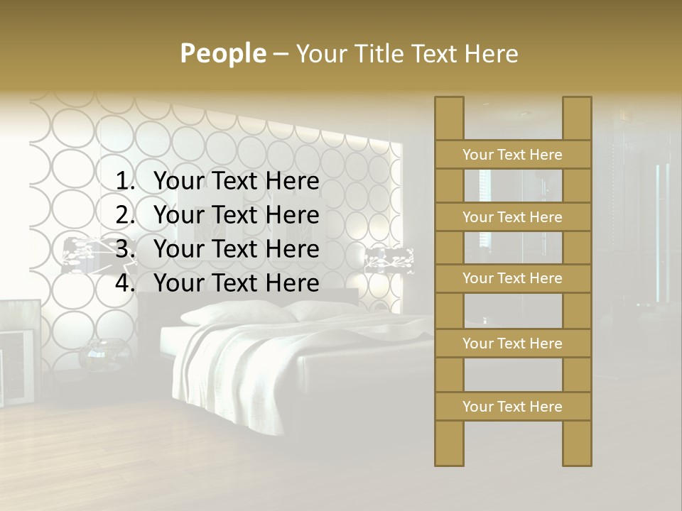 Space Interior Picture PowerPoint Template