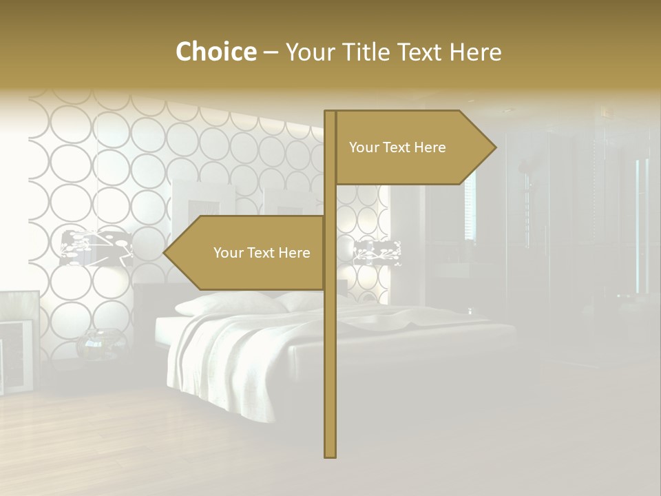 Space Interior Picture PowerPoint Template