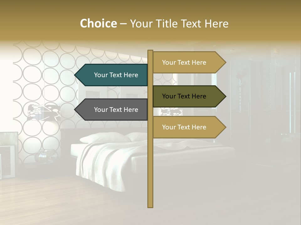 Space Interior Picture PowerPoint Template