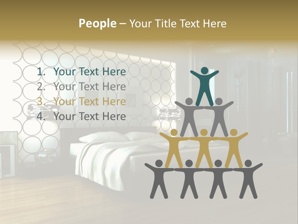 Space Interior Picture PowerPoint Template