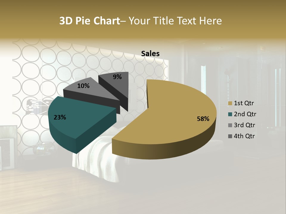Space Interior Picture PowerPoint Template