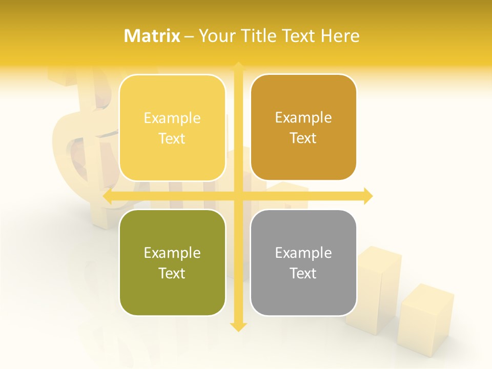 Growth Golden Gain PowerPoint Template